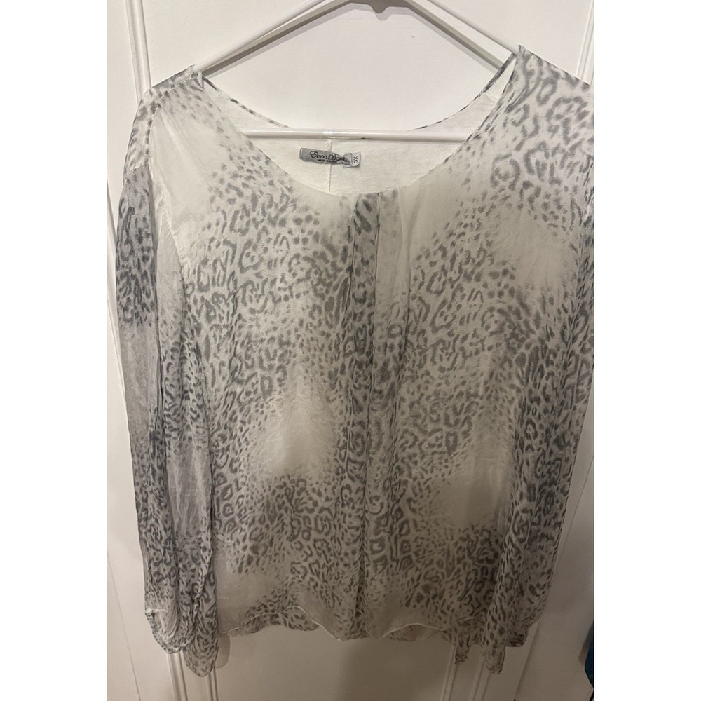 elena baldi silk top 3xl